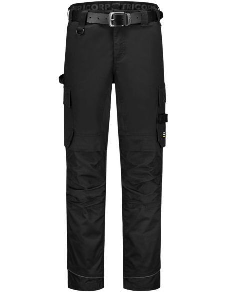 Pracovné nohavice unisex Work Pants Twill Cordura Stretch T62 čierna