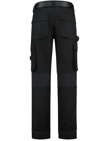 Pracovné nohavice unisex Work Pants Twill Cordura Stretch T62 čierna