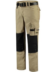 Pracovné nohavice unisex Cordura Canvas Work Pants T61 khaki