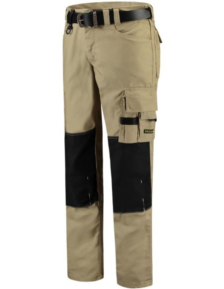 Pracovné nohavice unisex Cordura Canvas Work Pants T61 khaki
