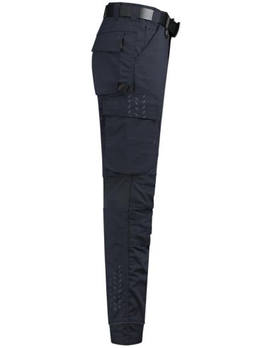 Pracovné nohavice unisex Work Pants Twill Cordura Stretch T62 tmavomodrá