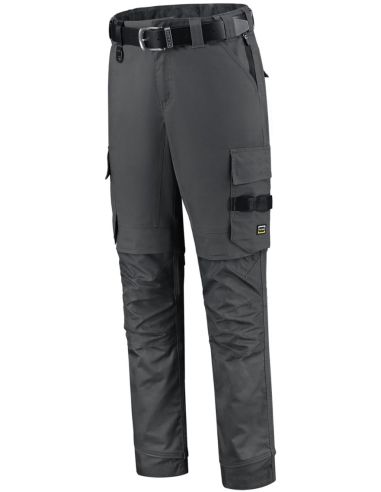 Pracovné nohavice unisex Work Pants Twill Cordura Stretch T62 tmavosivý