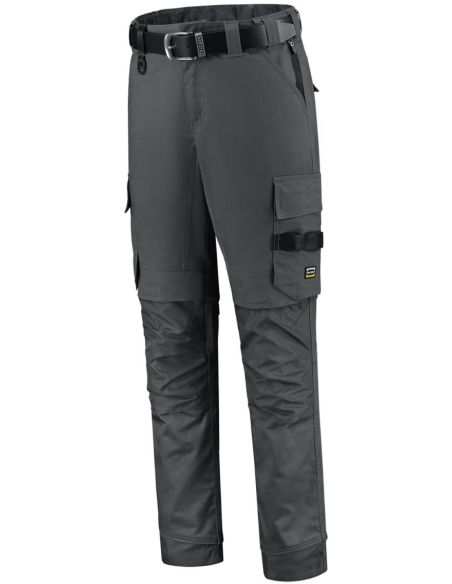 Pracovné nohavice unisex Work Pants Twill Cordura Stretch T62 tmavosivý