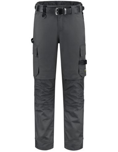 Pracovné nohavice unisex Work Pants Twill Cordura Stretch T62 tmavosivý
