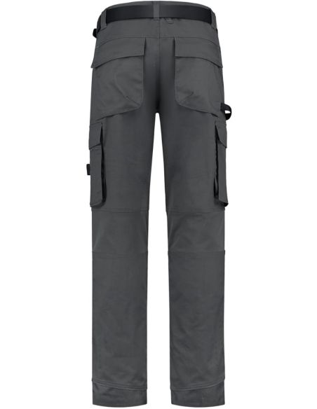 Pracovné nohavice unisex Work Pants Twill Cordura Stretch T62 tmavosivý