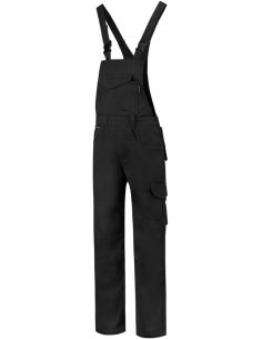 Pracovné nohavice s trakmi unisex Dungaree Overall Industrial T66 čierna