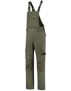 Pracovné nohavice s trakmi unisex Bib & Brace Twill Cordura T67 army