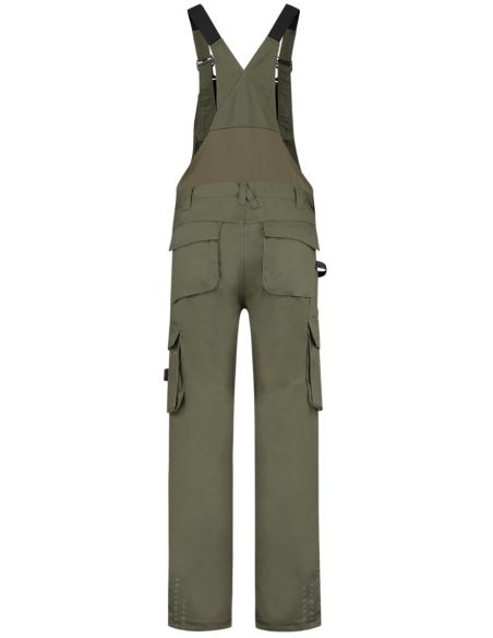 Pracovné nohavice s trakmi unisex Bib & Brace Twill Cordura T67 army