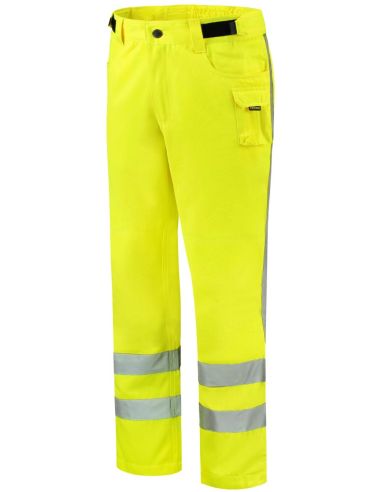 Pracovné nohavice unisex RWS Work Pants T65 fluorescenčná žltá
