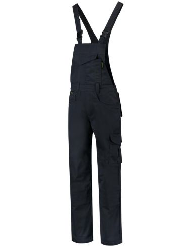 Pracovné nohavice s trakmi unisex Dungaree Overall Industrial T66 tmavomodrá