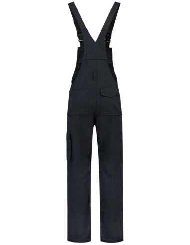 Pracovné nohavice s trakmi unisex Dungaree Overall Industrial T66 tmavomodrá