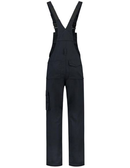 Pracovné nohavice s trakmi unisex Dungaree Overall Industrial T66 tmavomodrá
