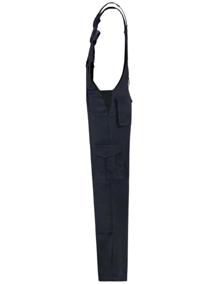 Pracovné nohavice s trakmi unisex Dungaree Overall Industrial T66 tmavomodrá