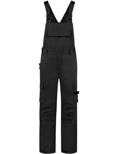 Pracovné nohavice s trakmi unisex Bib & Brace Twill Cordura T67 čierna