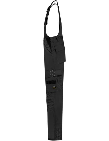 Pracovné nohavice s trakmi unisex Bib & Brace Twill Cordura T67 čierna