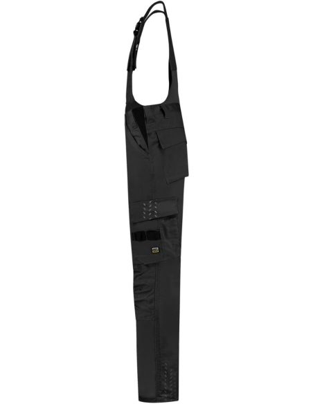 Pracovné nohavice s trakmi unisex Bib & Brace Twill Cordura T67 čierna