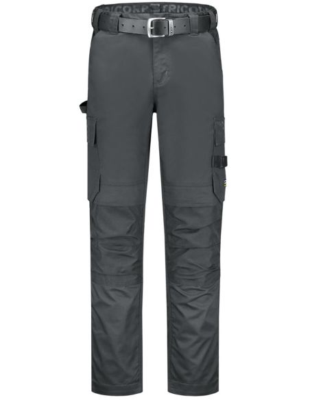Pracovné nohavice unisex Work Pants Twill Cordura T63 tmavosivý