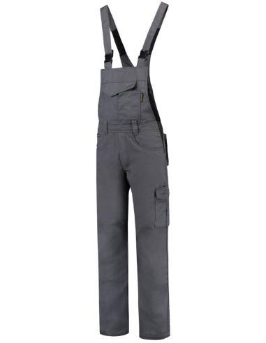 Pracovné nohavice s trakmi unisex Dungaree Overall Industrial T66 convoy gray
