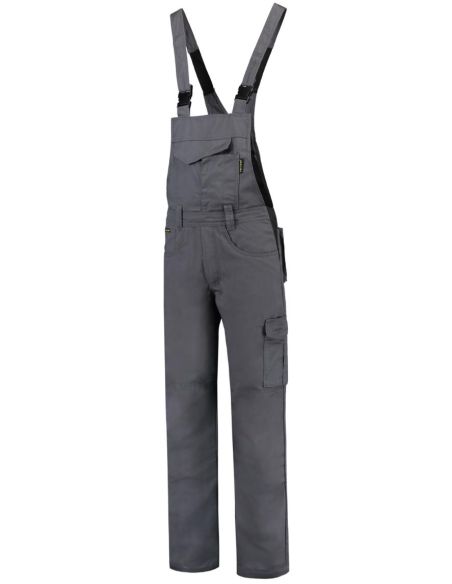 Pracovné nohavice s trakmi unisex Dungaree Overall Industrial T66 convoy gray