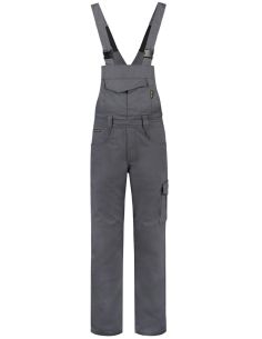 Pracovné nohavice s trakmi unisex Dungaree Overall Industrial T66 convoy gray 2