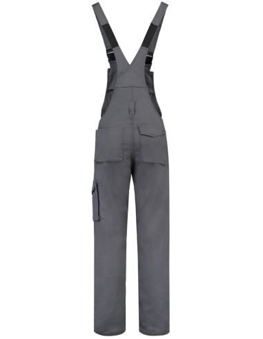 Pracovné nohavice s trakmi unisex Dungaree Overall Industrial T66 convoy gray