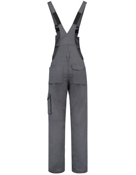 Pracovné nohavice s trakmi unisex Dungaree Overall Industrial T66 convoy gray