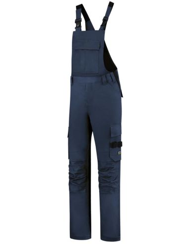 Pracovné nohavice s trakmi unisex Bib & Brace Twill Cordura T67 tmavomodrá