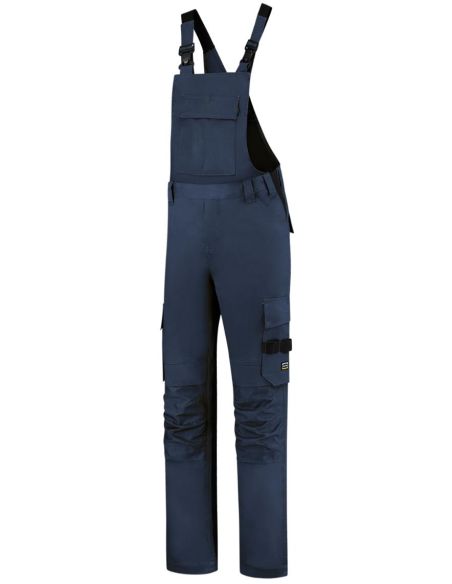 Pracovné nohavice s trakmi unisex Bib & Brace Twill Cordura T67 tmavomodrá