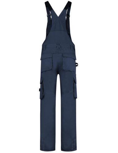 Pracovné nohavice s trakmi unisex Bib & Brace Twill Cordura T67 tmavomodrá