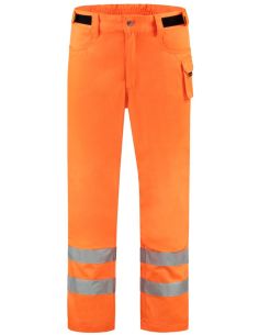 Pracovné nohavice unisex RWS Work Pants T65 fluorescenčná oranžová 2