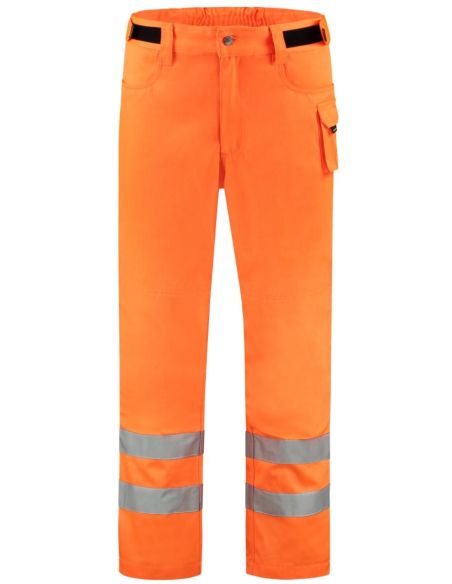 Pracovné nohavice unisex RWS Work Pants T65 fluorescenčná oranžová