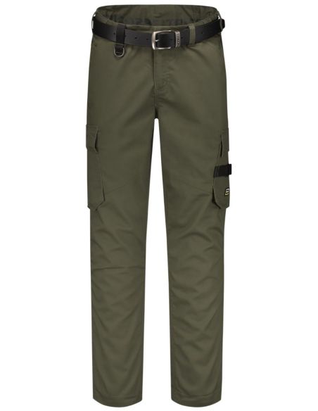 Pracovné nohavice unisex Work Pants Twill T64 army