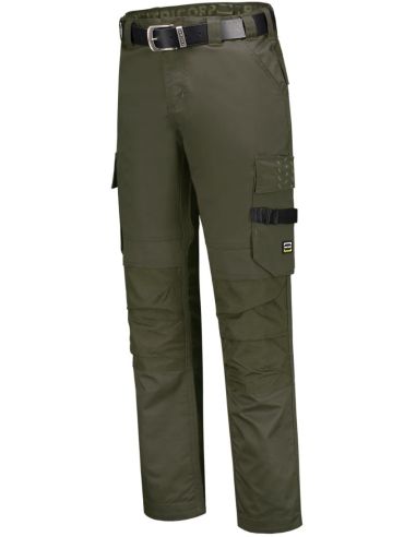 Pracovné nohavice unisex Work Pants Twill Cordura T63 army