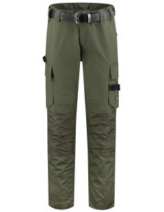 Pracovné nohavice unisex Work Pants Twill Cordura T63 army 2