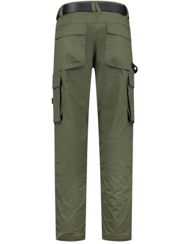 Pracovné nohavice unisex Work Pants Twill Cordura T63 army