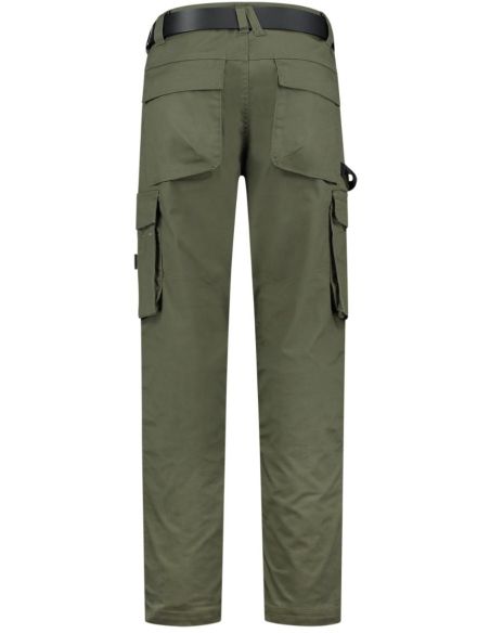 Pracovné nohavice unisex Work Pants Twill Cordura T63 army