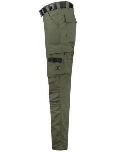 Pracovné nohavice unisex Work Pants Twill Cordura T63 army