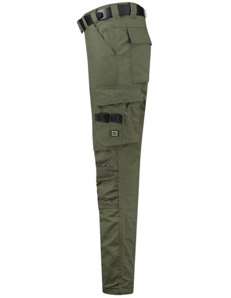 Pracovné nohavice unisex Work Pants Twill Cordura T63 army
