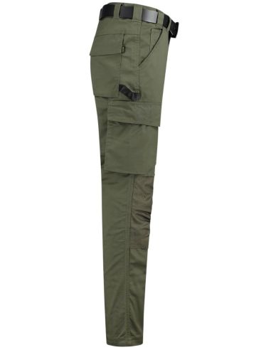 Pracovné nohavice unisex Work Pants Twill Cordura T63 army