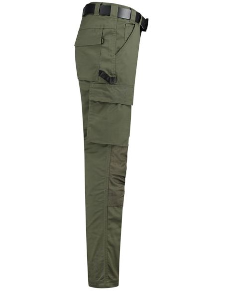 Pracovné nohavice unisex Work Pants Twill Cordura T63 army
