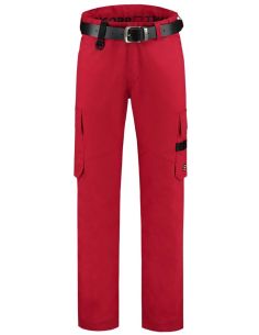 Pracovné nohavice unisex Work Pants Twill T64 červená 2