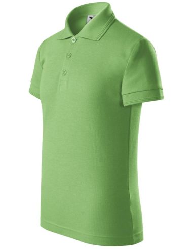 Polokošeľa detská Pique Polo X22 hrášková zelená