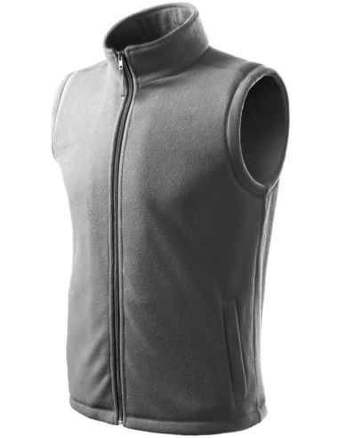 Fleece vesta unisex Next 5X8 oceľovo sivá