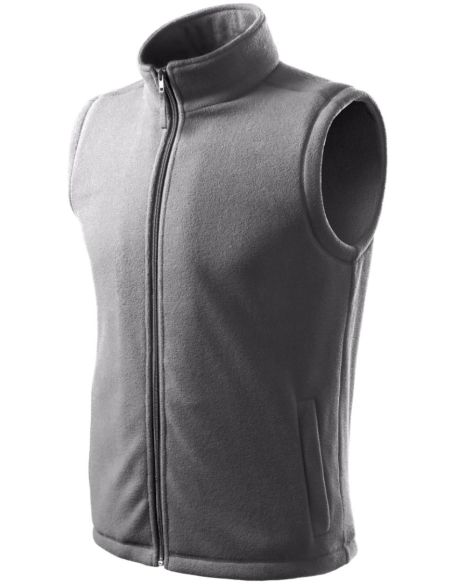 Fleece vesta unisex Next 5X8 oceľovo sivá