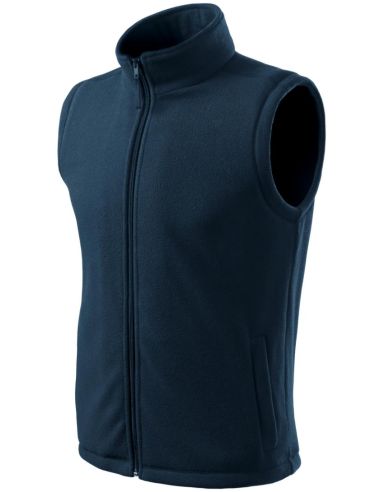 Fleece vesta unisex Next 5X8 tmavomodrá