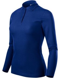 Polokošeľa dámska Pique Polo LS 231 kráľovská modrá
