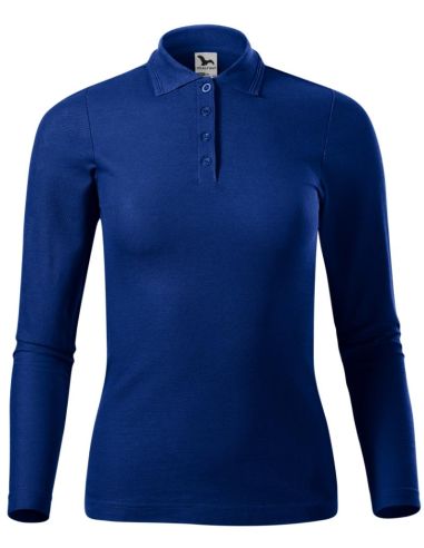 Polokošeľa dámska Pique Polo LS 231 kráľovská modrá