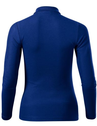 Polokošeľa dámska Pique Polo LS 231 kráľovská modrá
