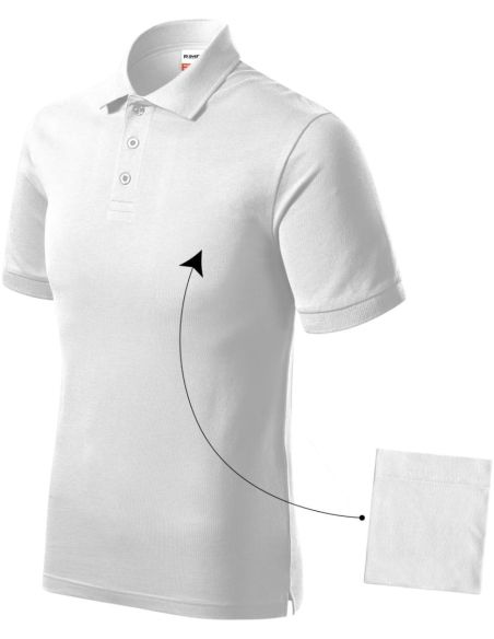 Polokošeľa pánska Resist Heavy Polo R20 biela