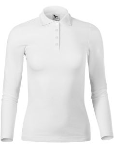 Polokošeľa dámska Pique Polo LS 231 biela 2